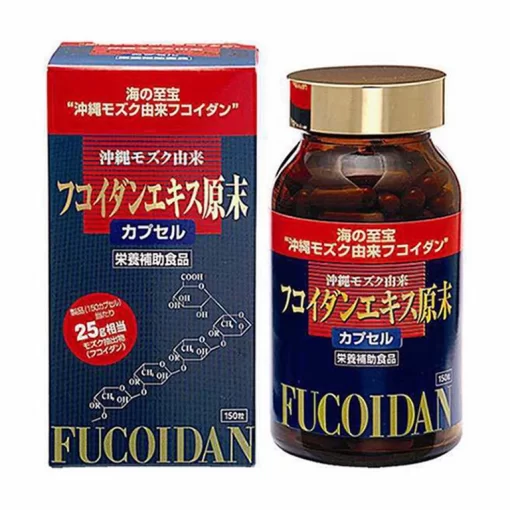 Viên uống hỗ trợ điều trị ung thư FUCOIDAN màu đỏ 150 viên Nhật Bản